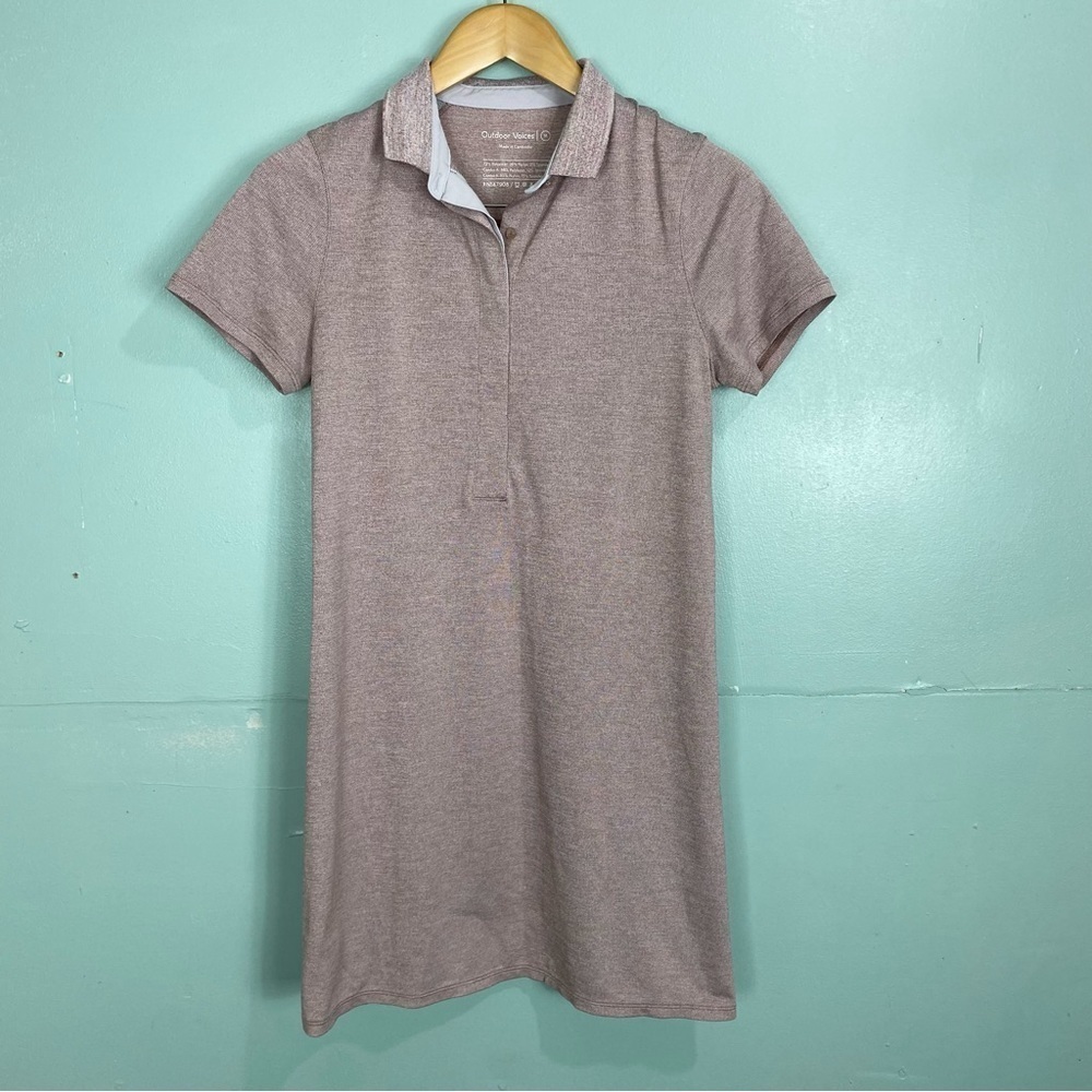 Outdoor Voicesโ M Polo Shirt Dress Short Sleeve Mini Activewear